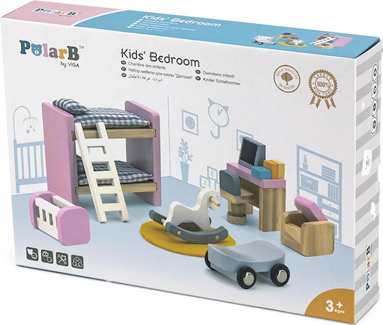 Viga Toys Căsuță de păpuși din lemn