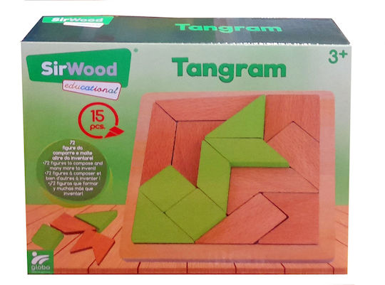 Globo Lighting Wooden Riddle for 3+ Years 40896 15 Pieces