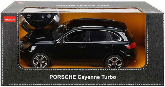 Rastar Cayenne Turbo Teleghidat Mașină 2WD Negru