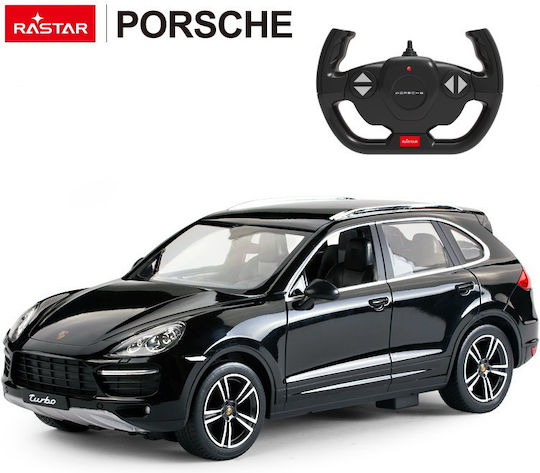 Rastar Cayenne Turbo Teleghidat Mașină 2WD Negru