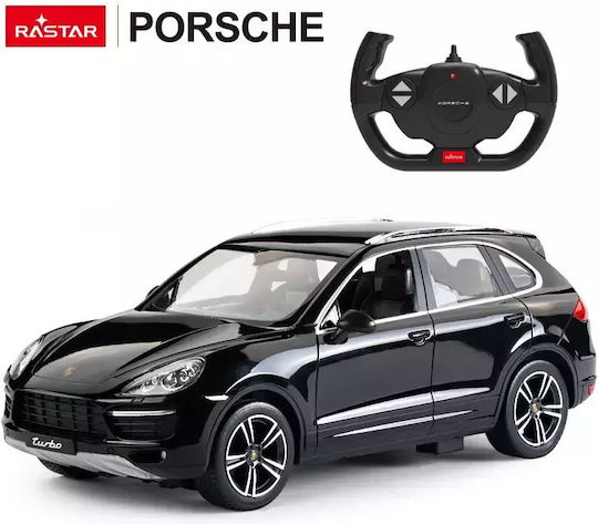 Rastar Cayenne Turbo Teleghidat Mașină 2WD Negru