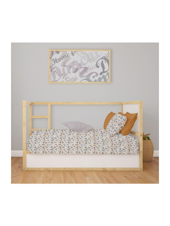 Dimcol Baby Pillowcase Grey 45x35cm