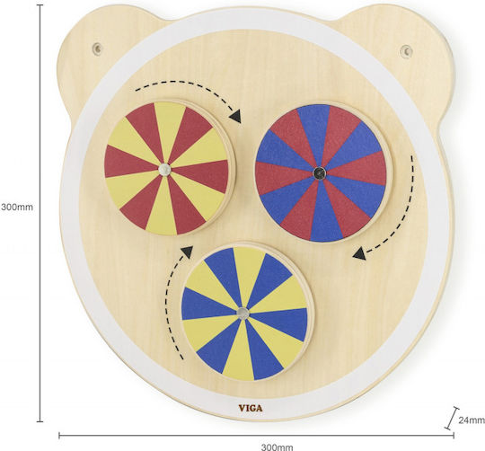 Viga Toys Montessori Educational Game Knowledge made of Wood