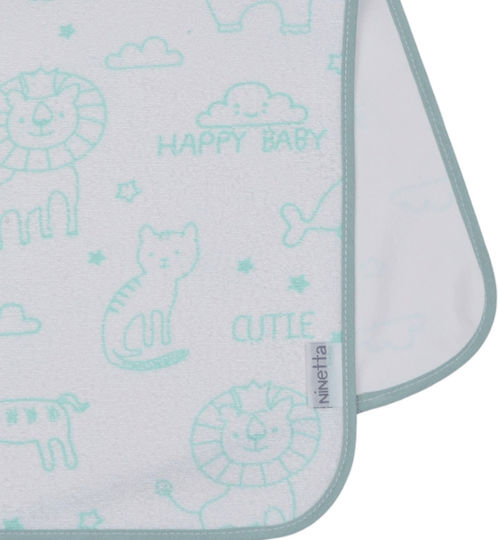 Ninetta Bebe Wasserdichtes Baby-Soßtuch Türkis 45x65cm
