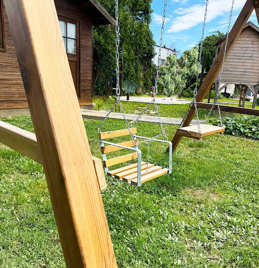 Woodware Swing with Protector Wooden for 2+ Years Old