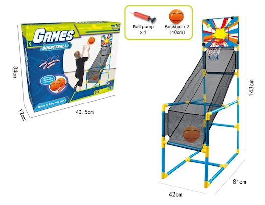 Zita Toys Outdoor Basketball Hoop with Stand & Ball