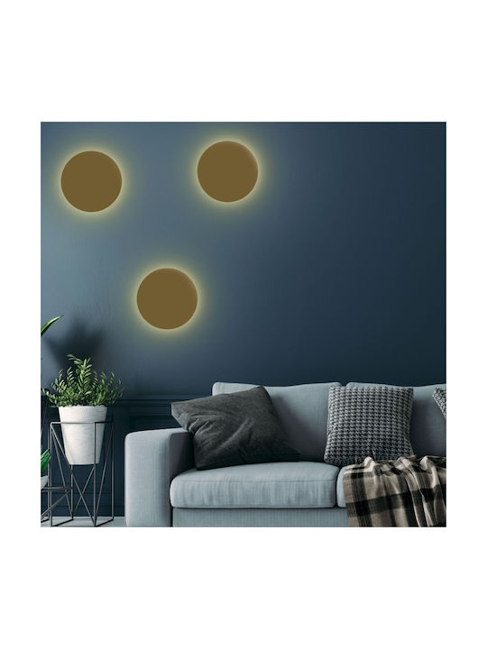 TK Lighting Luna Φωτιστικό Τοίχου με Ντουί G9 Μπεζ 20εκ.