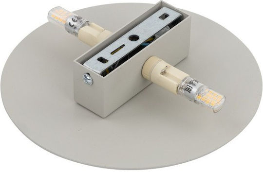 TK Lighting Luna Lumină de Perete cu Soclu G9 Bej 20cm