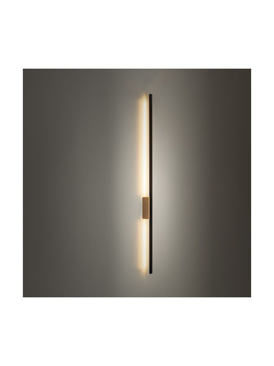 TK Lighting Μοντέρνο Φωτιστικό Τοίχου με Ενσωματωμένο LED Μαύρο 6x6x5.5εκ.
