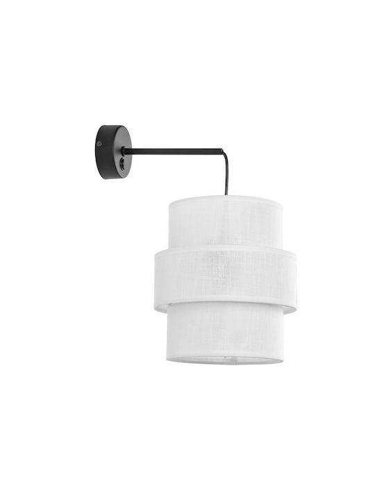 TK Lighting Calisto Осветително тяло За стена с фасунга E27 Бял 20см.