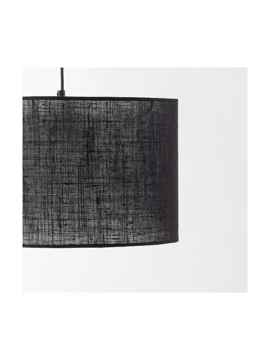 TK Lighting Φωτιστικό Τοίχου Μαύρο 100x40εκ.