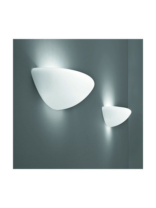Zafferano Φωτιστικό Τοίχου LED Λευκό 11.5x16x11.5εκ.