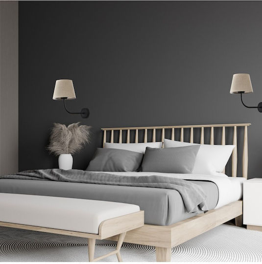 TK Lighting Chicago Φωτιστικό Τοίχου Μπεζ 30x28εκ. TK Lighting Chicago Φωτιστικό Τοίχου Μπεζ 30x28εκ.