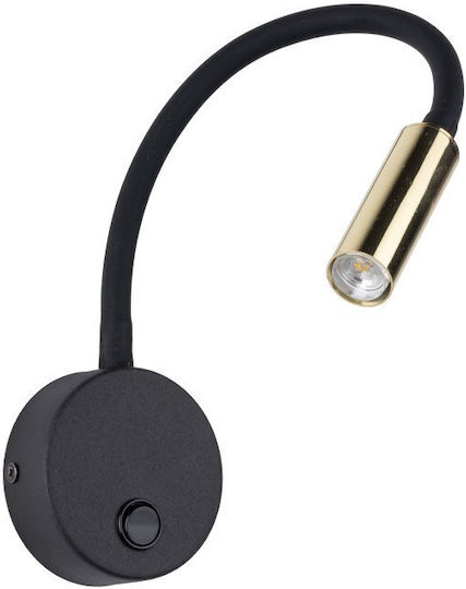 TK Lighting Μονό Σποτ με Ντουί G9 σε Μαύρο Χρώμα
