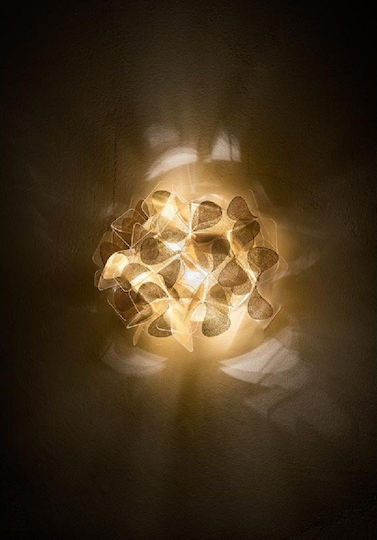 Slamp Clizia Mama Non Mama Модерен Осветително тяло За стена с фасунга E14 Черен 32x28см.
