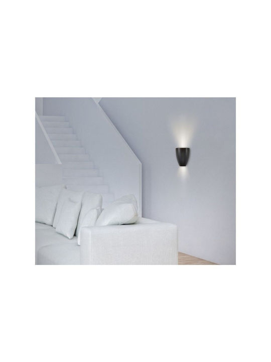 Luma Lamp Wall with Integrated LED and Warm White Light 13.5x13.5cm