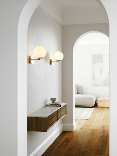 Nordlux Modern Leuchte Wand mit Fassung E14 Bronze