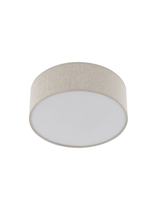 TK Lighting Πλαφονιέρα Οροφής 38εκ. Καφέ με Ντουί E27