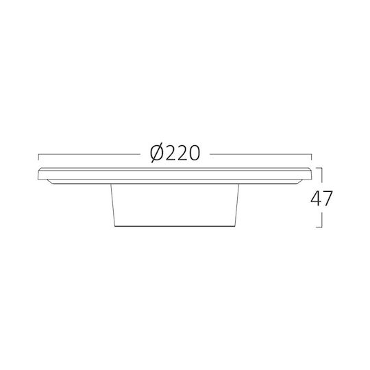 Braytron Стенно Външно Осветително Тяло LED IP65 12W с Регулируемо бяло Светлина
