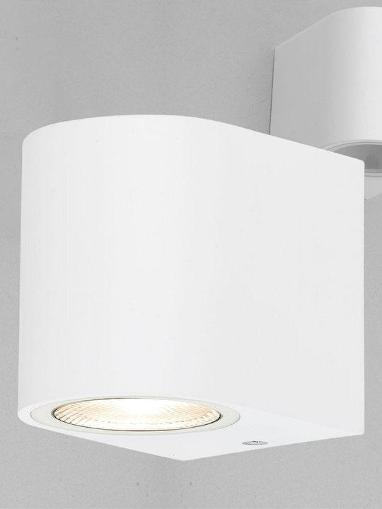 Braytron Επιτοίχιο Εξωτερικό Σποτ GU10 IP44 8.1x6.8x9.2εκ.