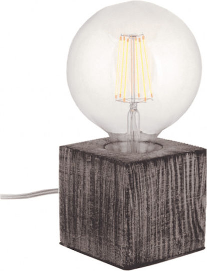 Elvhx Decorative Lamp with Socket for Bulb E27 Brown