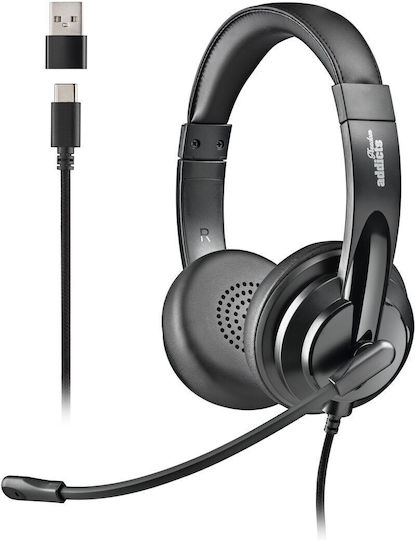 NGS On Ear Multimedia Headphone with Microphone USB-C VOX605USBC