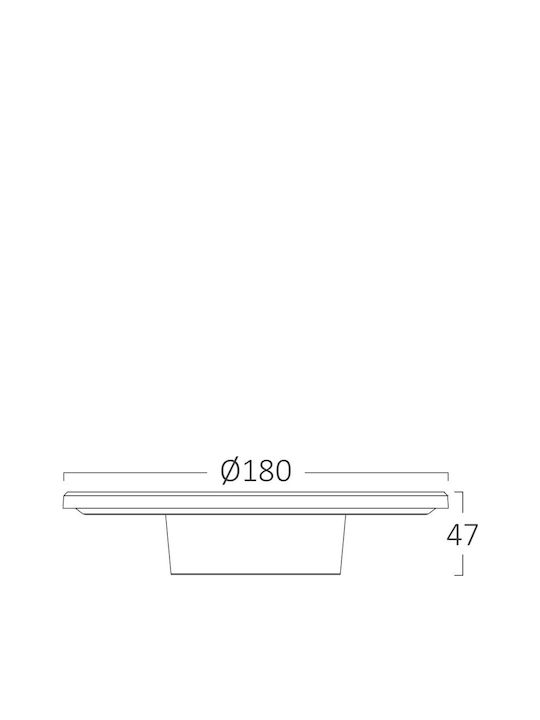 Braytron Επιτοίχιο Εξωτερικό Φωτιστικό LED IP65 10W με Ρυθμιζόμενο Λευκό Φως