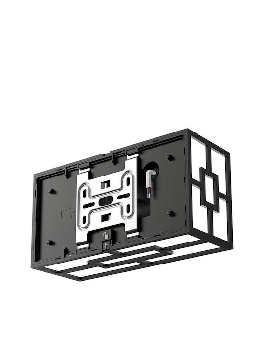 Braytron Επιτοίχια Εξωτερική Πλαφονιέρα LED IP44 20W με Ρυθμιζόμενο Λευκό Φως 25.5x25.5x7.8εκ.