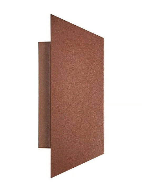 Nordlux Square 22 Wall-Mounted Outdoor Light GU10 IP54 Double Beam 8x9.5x23.5εκ.