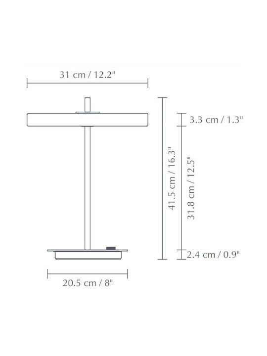 Umage Dekorative Lampe Rosa