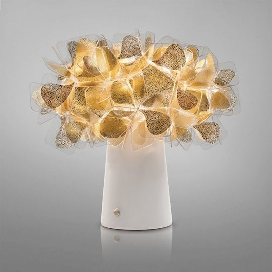 Slamp Clizia Mama Non Mama Dekorative Lampe Blume Gold