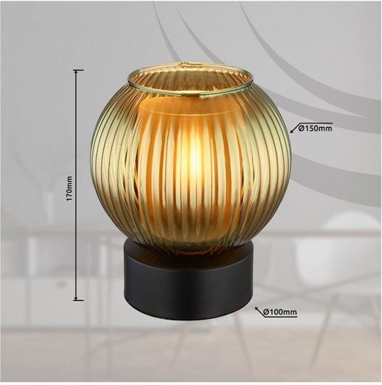 Globo Lighting Dekorative Lampe mit Fassung für E27 Lampe Türkis