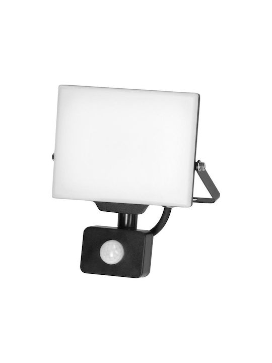 Led Projector Orno Aluminum Polycarbonate White Black 30w Ip44