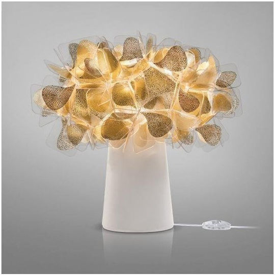 Slamp Clizia Mama Non Mama Decorative Lamp Flower with Socket for Bulb E14 Gold
