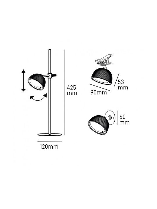 Bot Lighting Διακοσμητικό Φωτιστικό LED Θερμό Λευκό 3000K 12x42.5εκ.