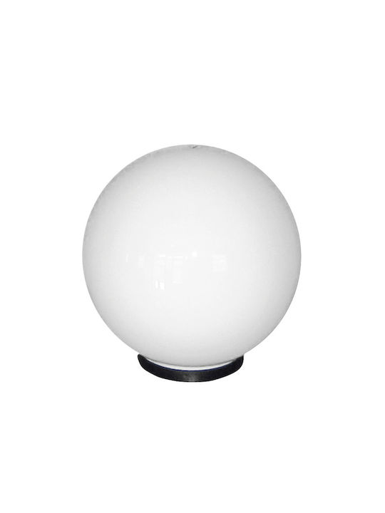 Heronia Lamp Globe Outdoor 10W IP23 for Socket E27 White