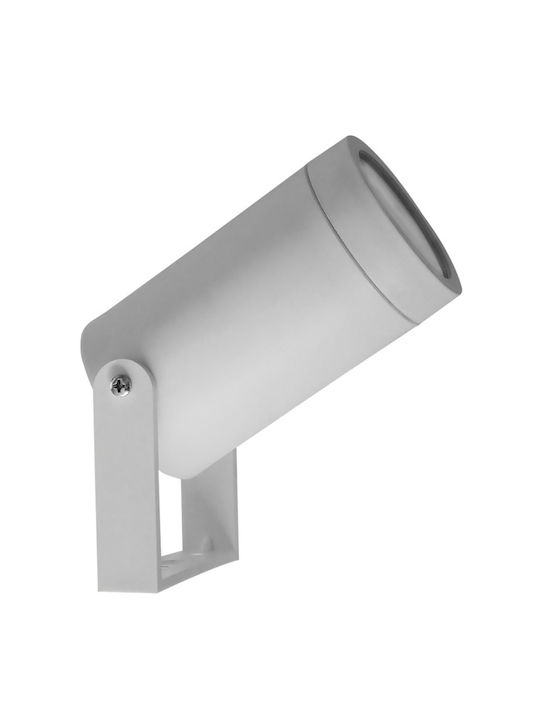 Heronia C-06 1L Φωτιστικό Προβολάκι Εξωτερικού Χώρου IP44 για Ντουί GU10 Μαύρο