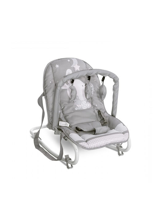 Lorelli Manual Baby Relax Eliza Rabbits Gray