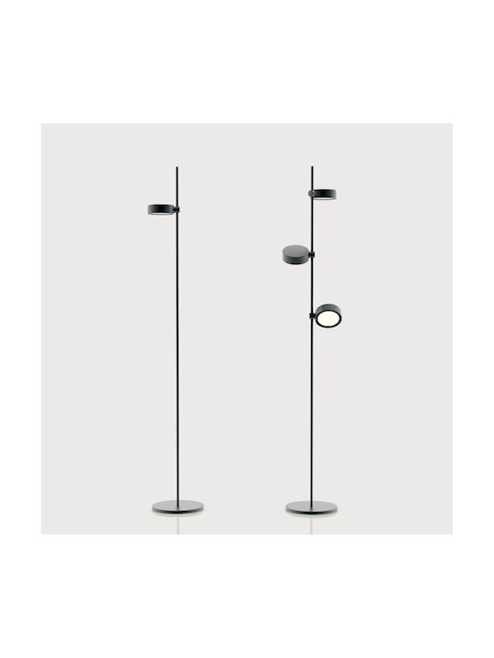 Zafferano Φωτιστικό Δαπέδου LED Εξωτερικού Χώρου 3.5W IP65 Μαύρο