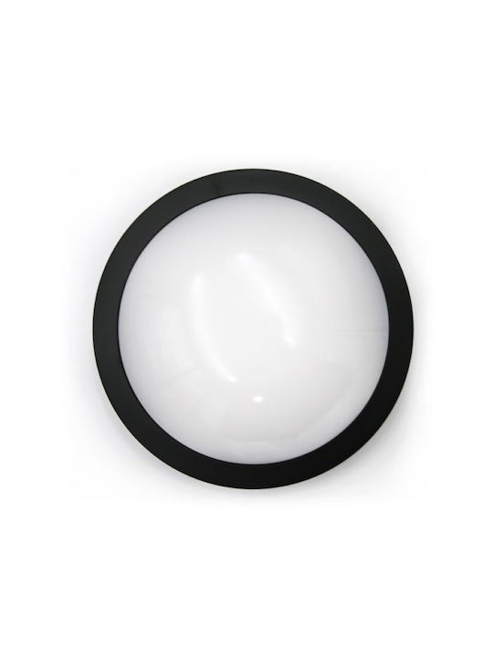 Adeleq Outdoor Ceiling Flush Mount with Integrated LED in Gray Color 21-230186