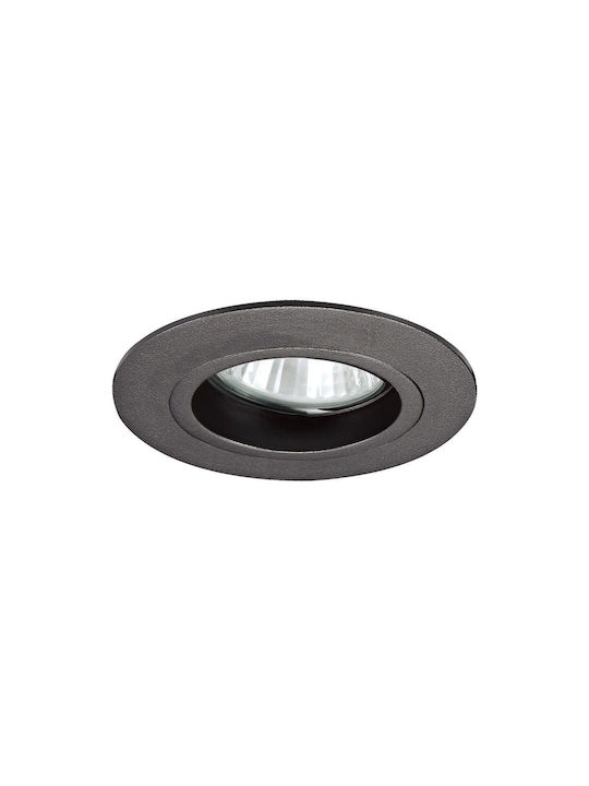 VK Lighting Waterproof Outdoor Ceiling Spot GU5.3 in Black Color 64173-098121