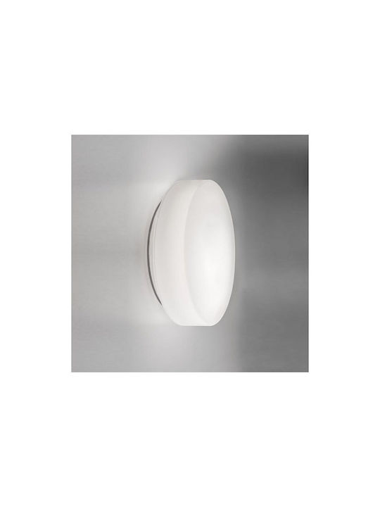 Zafferano Outdoor Ceiling Flush Mount with Integrated LED in White Color LD870123N3