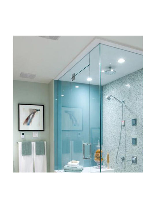 Aca Waterproof Outdoor Ceiling Spot with Integrated LED 5W in White Color VERA540RWN