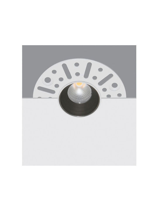 Gekas Einbau Spot mit integriertem LED und Warmweißes Licht Schwarz 2.6x2.6cm. 1Stück Gekas Einbau Spot mit integriertem LED und Warmweißes Licht Schwarz 2.6x2.6cm. 1Stück