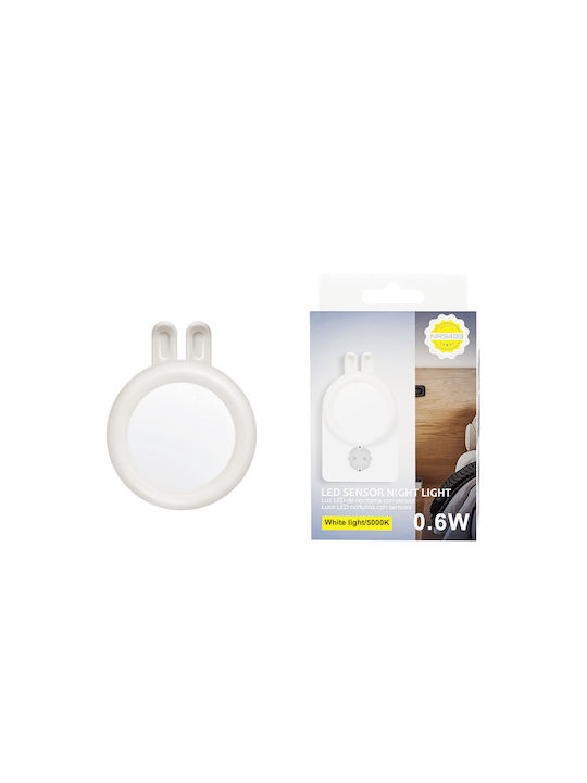 Moveteck Nursery Night Light LED Power White with Sensor