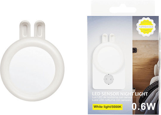 Moveteck Nursery Night Light LED Power White with Sensor