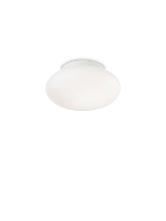 Ideal Lux Bubble Outdoor Ceiling Flush Mount E27 in White Color 135250