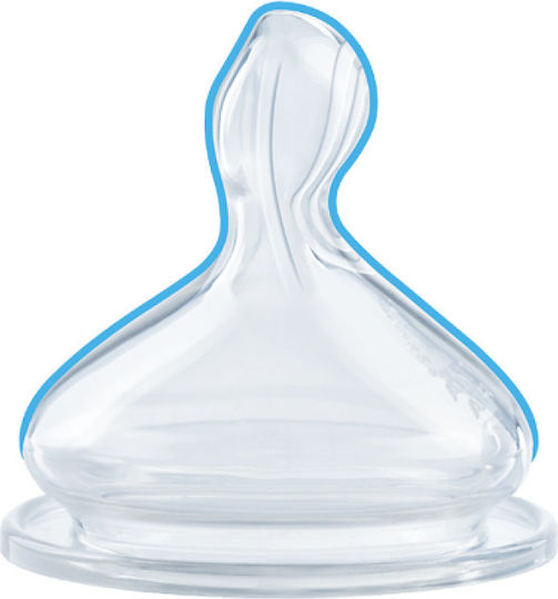 Nuk First Choice+ Silicone Baby Bottle Teats Medium Flow for 0+ months 2pcs