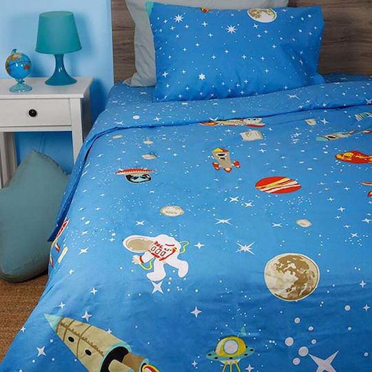 Sunshine Single Kids Duvet Cover Blue