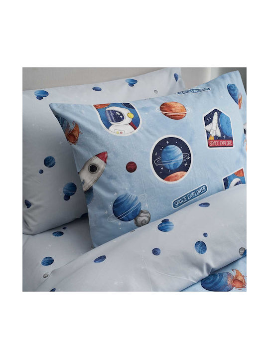 Vesta Home Σετ Παιδική Παπλωματοθήκη Μονή Blue
